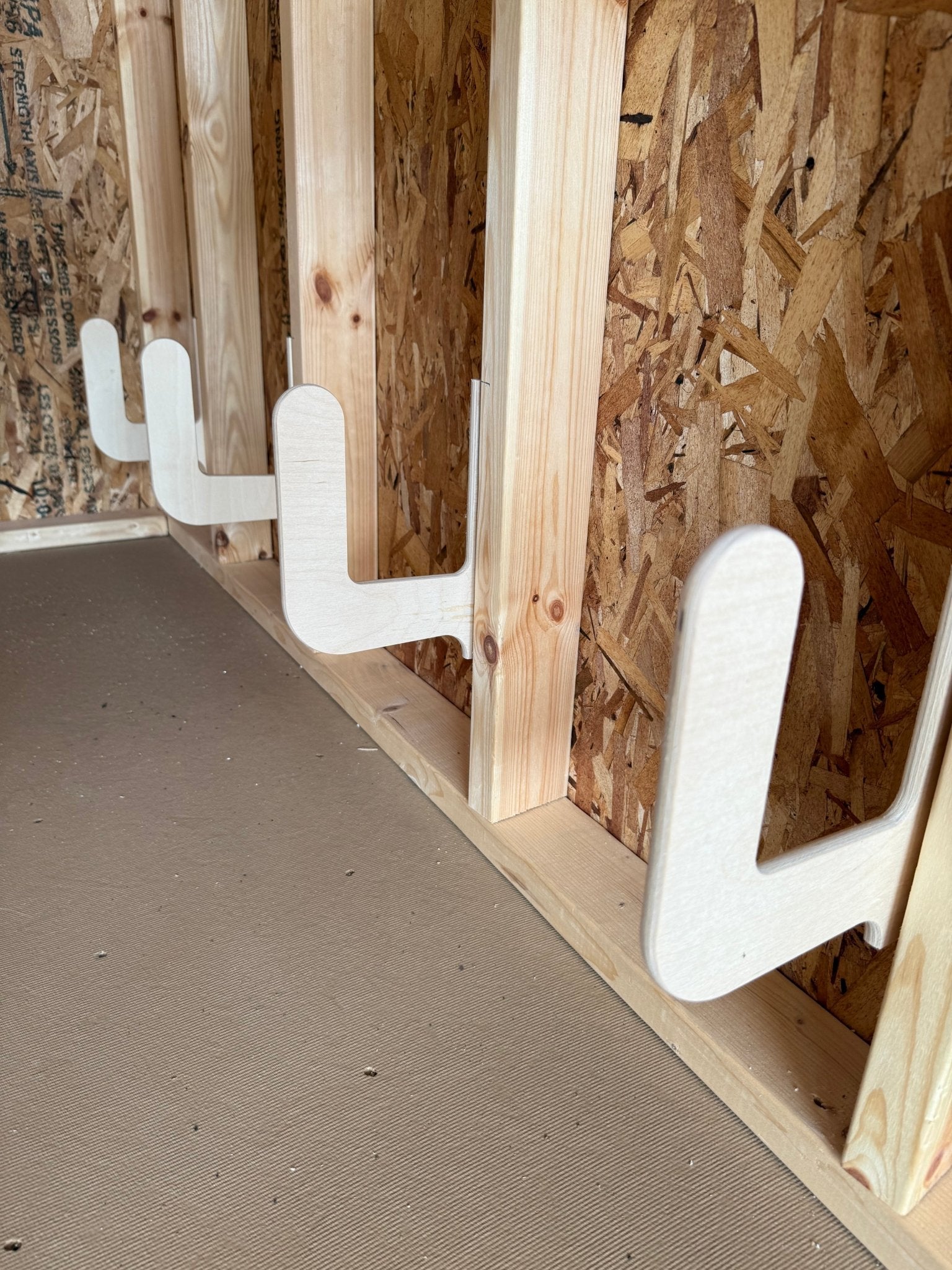 Cornhole Board Storage Rack – Shed Organizer & Tool Rack - HangThis Up