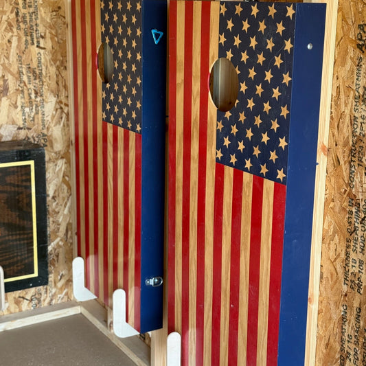 Cornhole Board Storage Rack – Shed Organizer & Tool Rack - HangThis Up