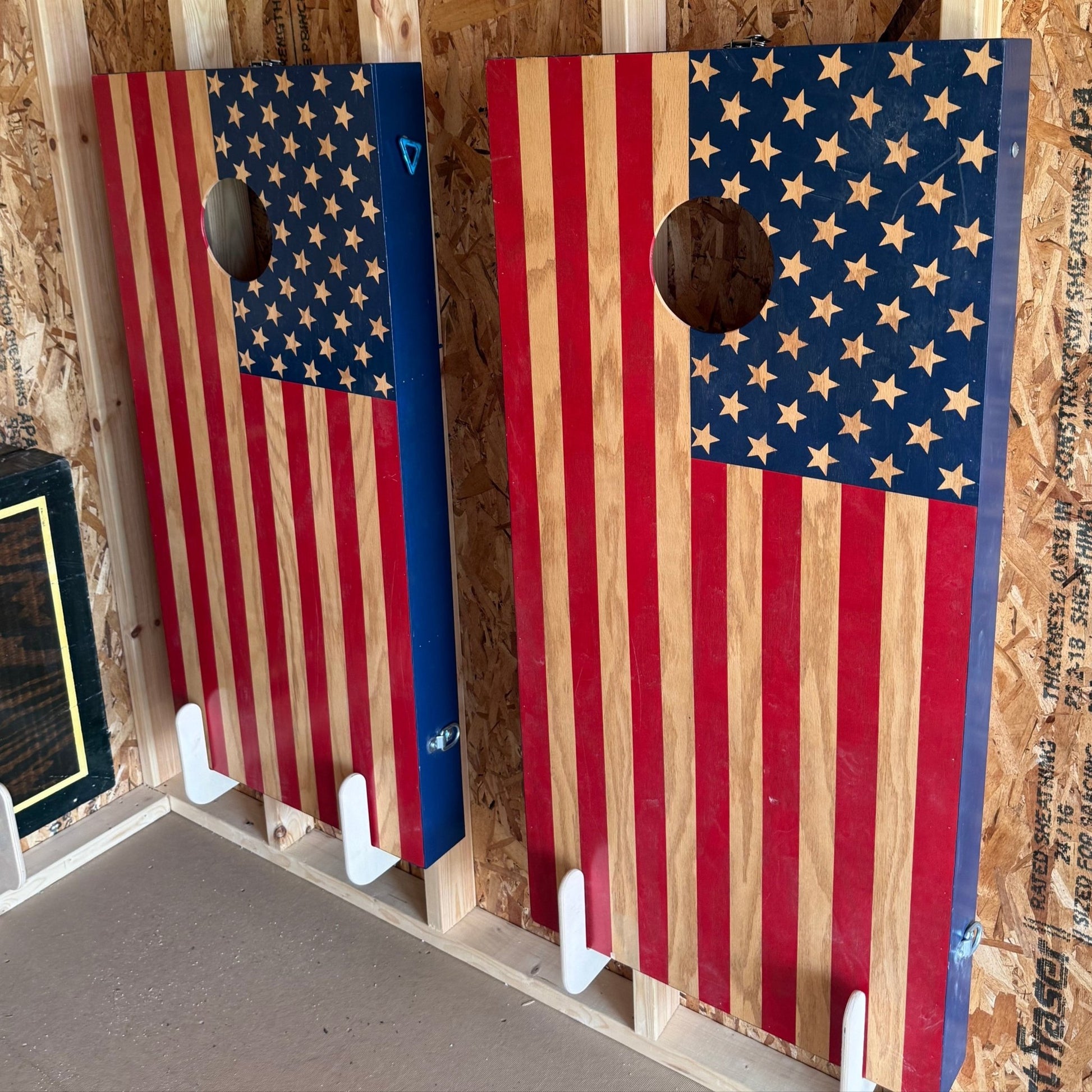 Cornhole Board Storage Rack – Shed Organizer & Tool Rack - HangThis Up