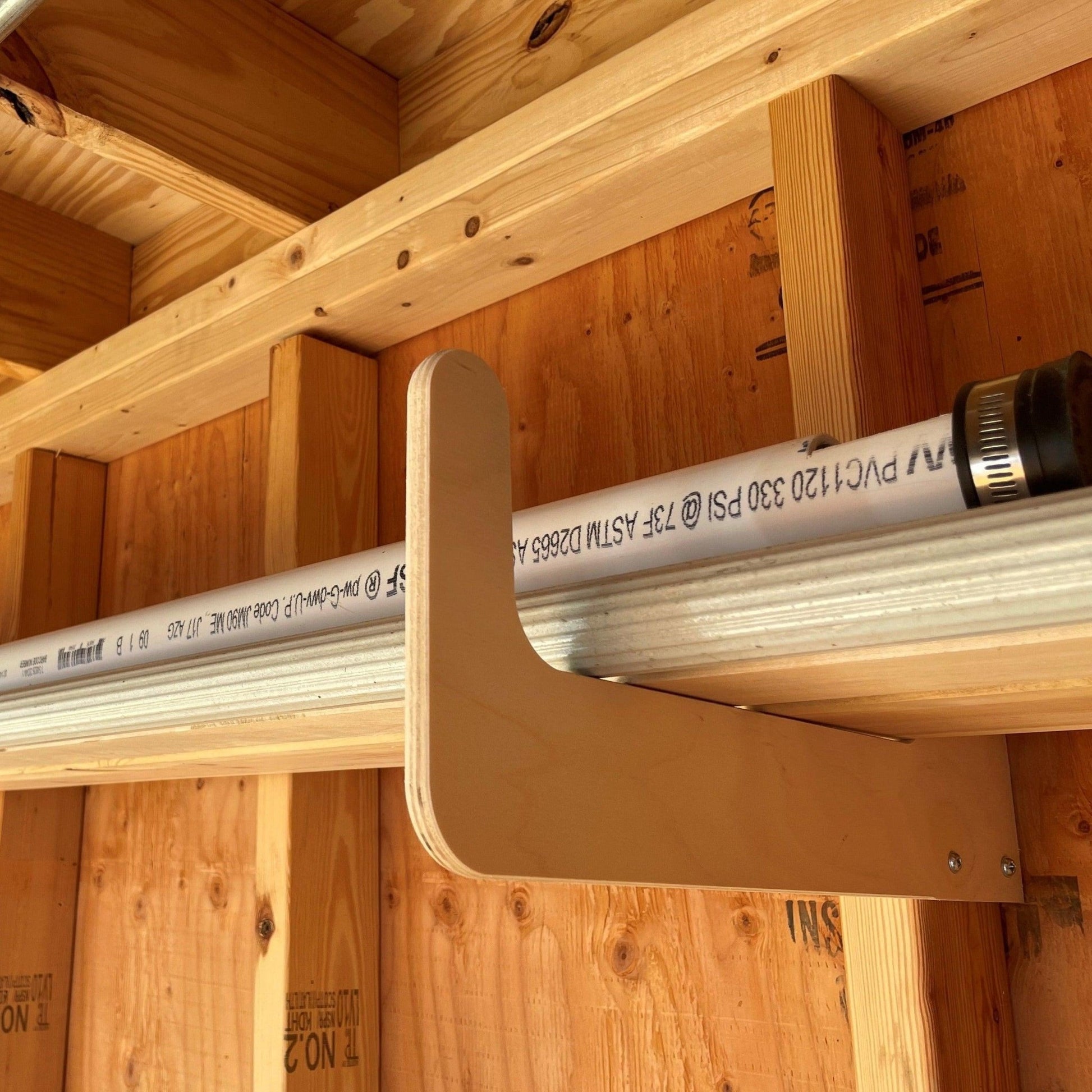 Complete Deluxe Shed Kit for maximizing shed space with tool racks and garden storage.