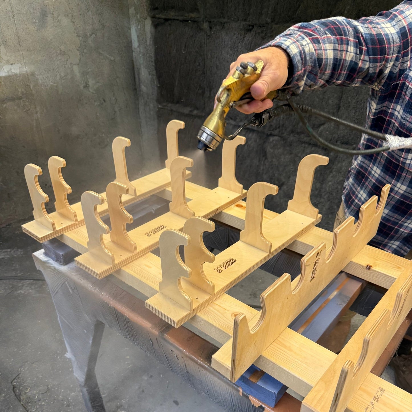 Garage Yard Tool Rack and Misc Hooks Organizer (Copy) - HangThis Up