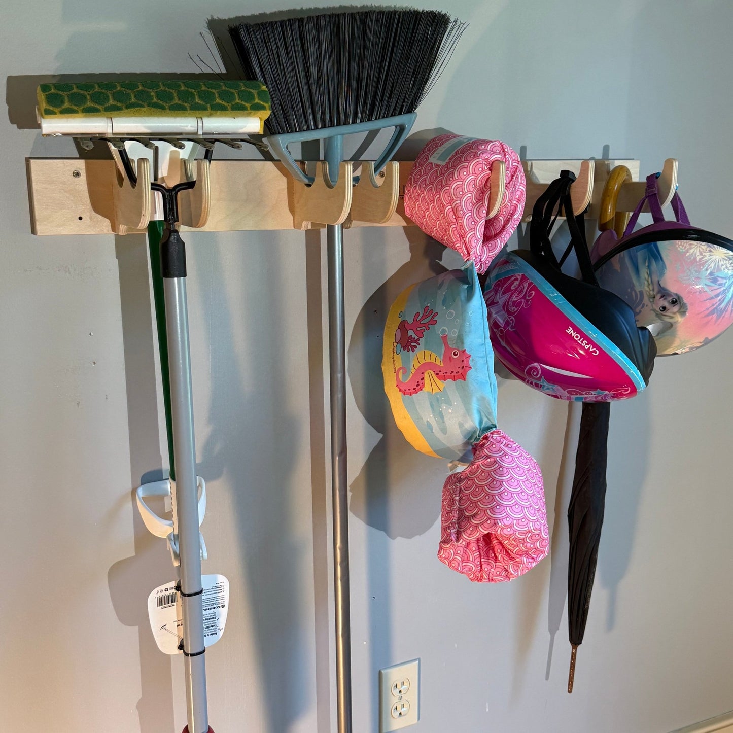 Garage Yard Tool Rack and Misc. Organizer - HangThis Up