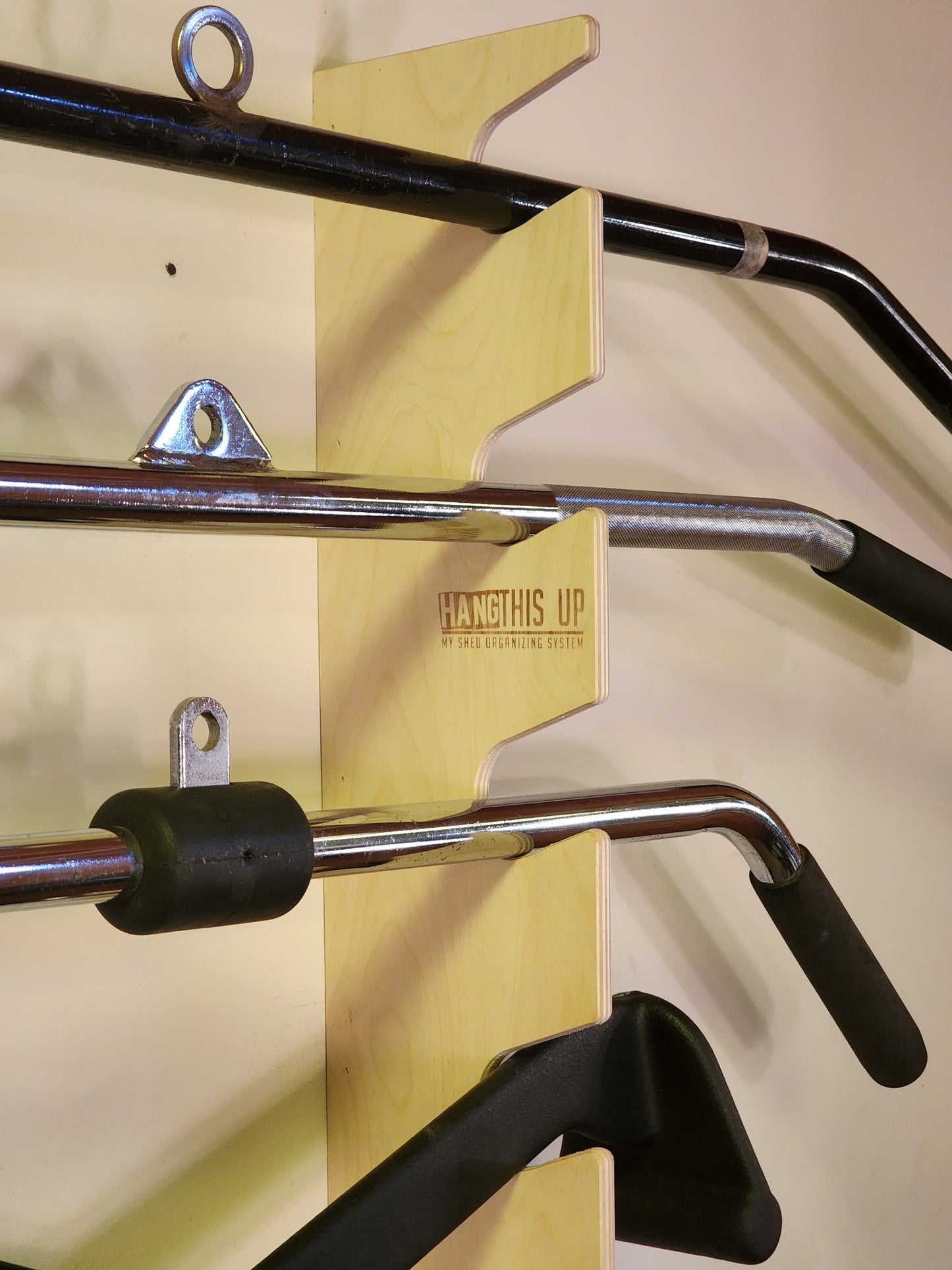Garage Yard Tool Rack, Yard Tool Storage Rack - HangThis Up