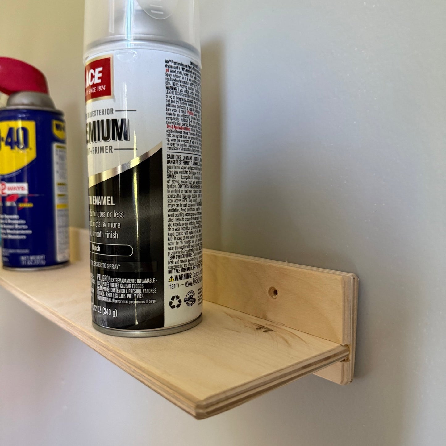 Ledge Shelf – Garage Organization for Bottles & Cans - HangThis Up
