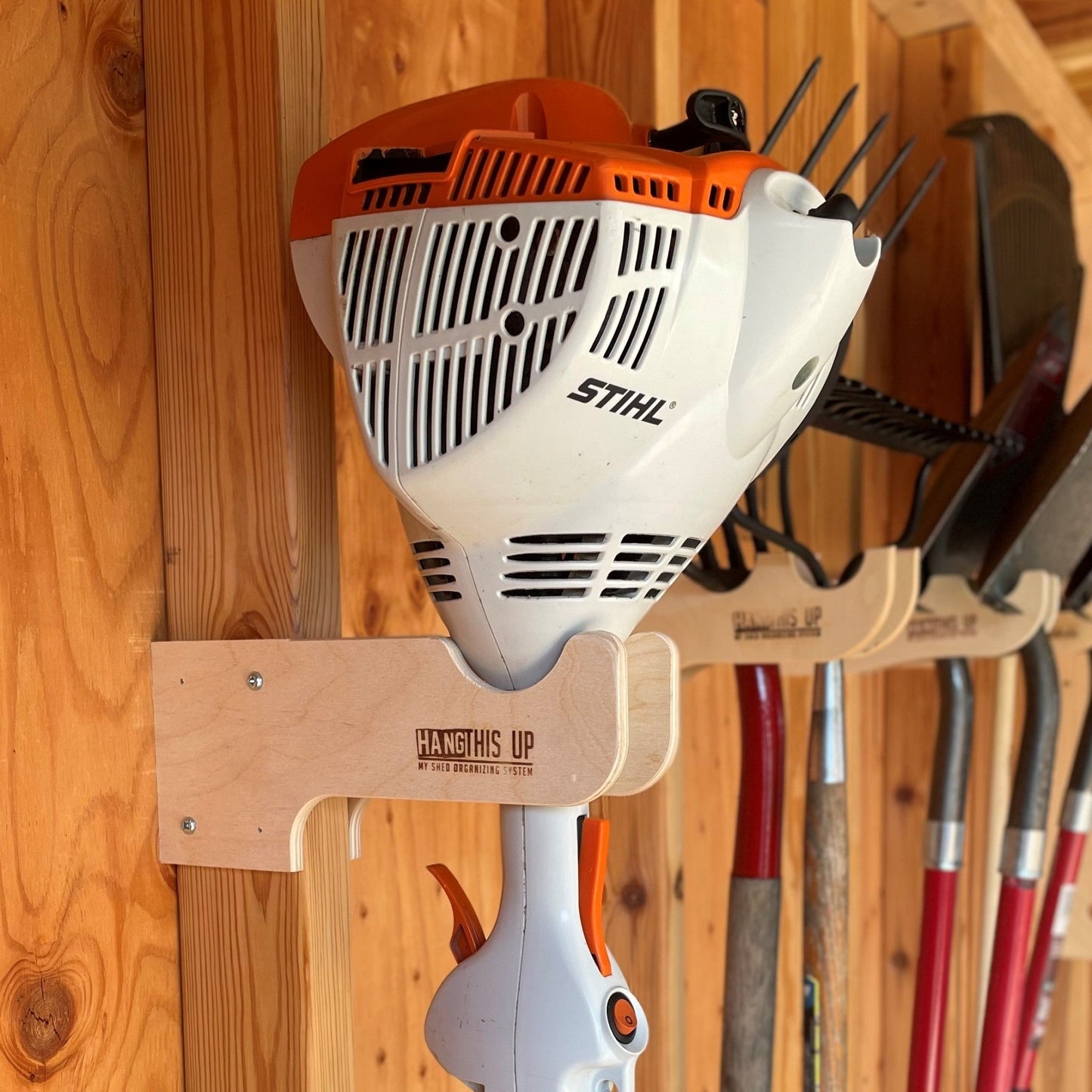 NEW: The Complete Shed Kit, Yard Tool Organizer, Garden Tool Rack, Tool Hook, Shelving - HangThis Up