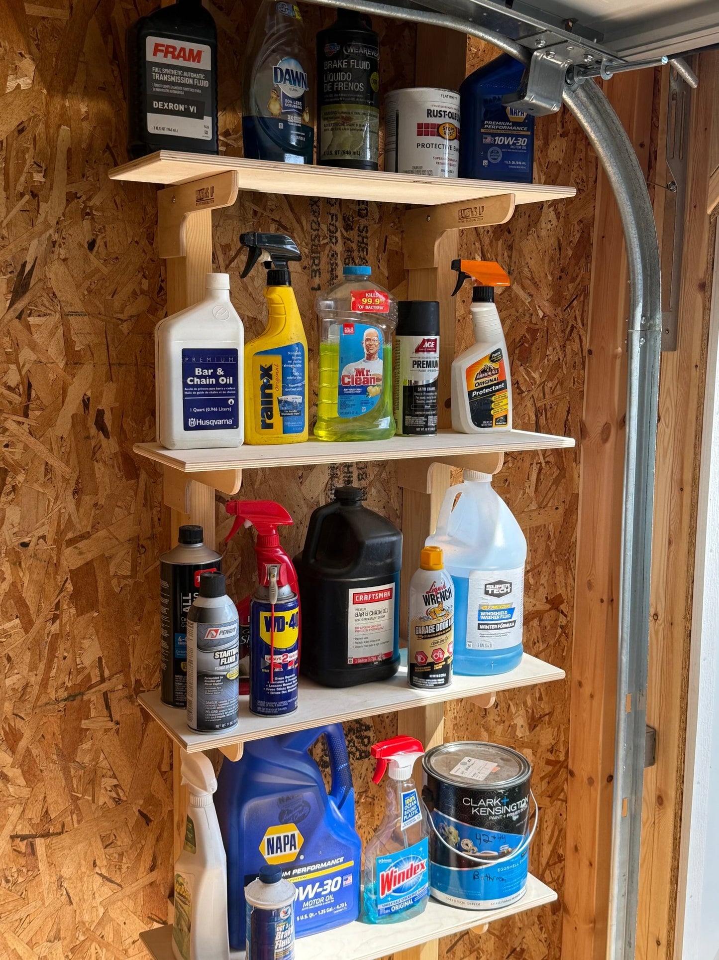 Shelf and Bracket Kit for Sheds - HangThis Up