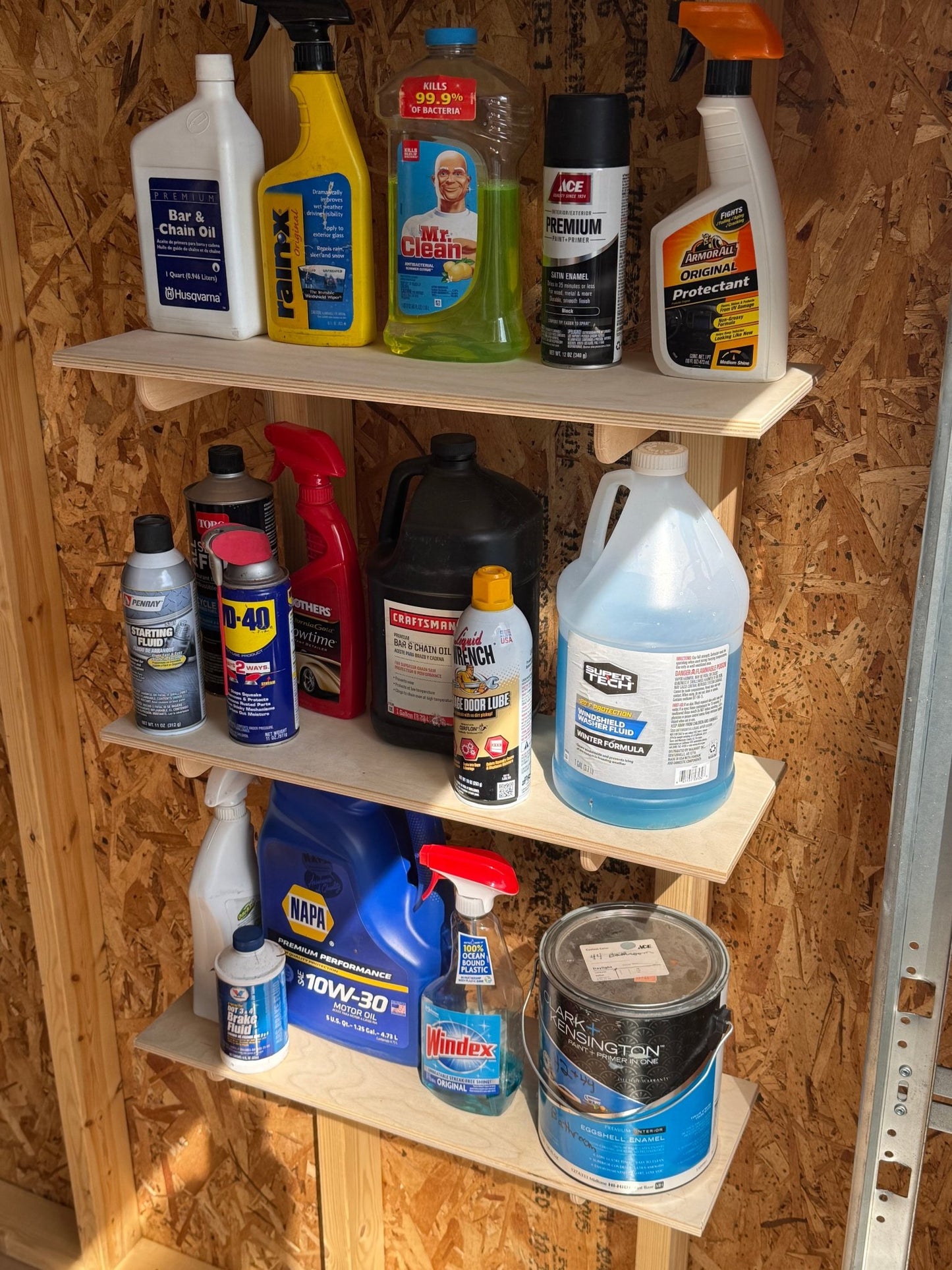 Shelf and Bracket Kit for Sheds - HangThis Up