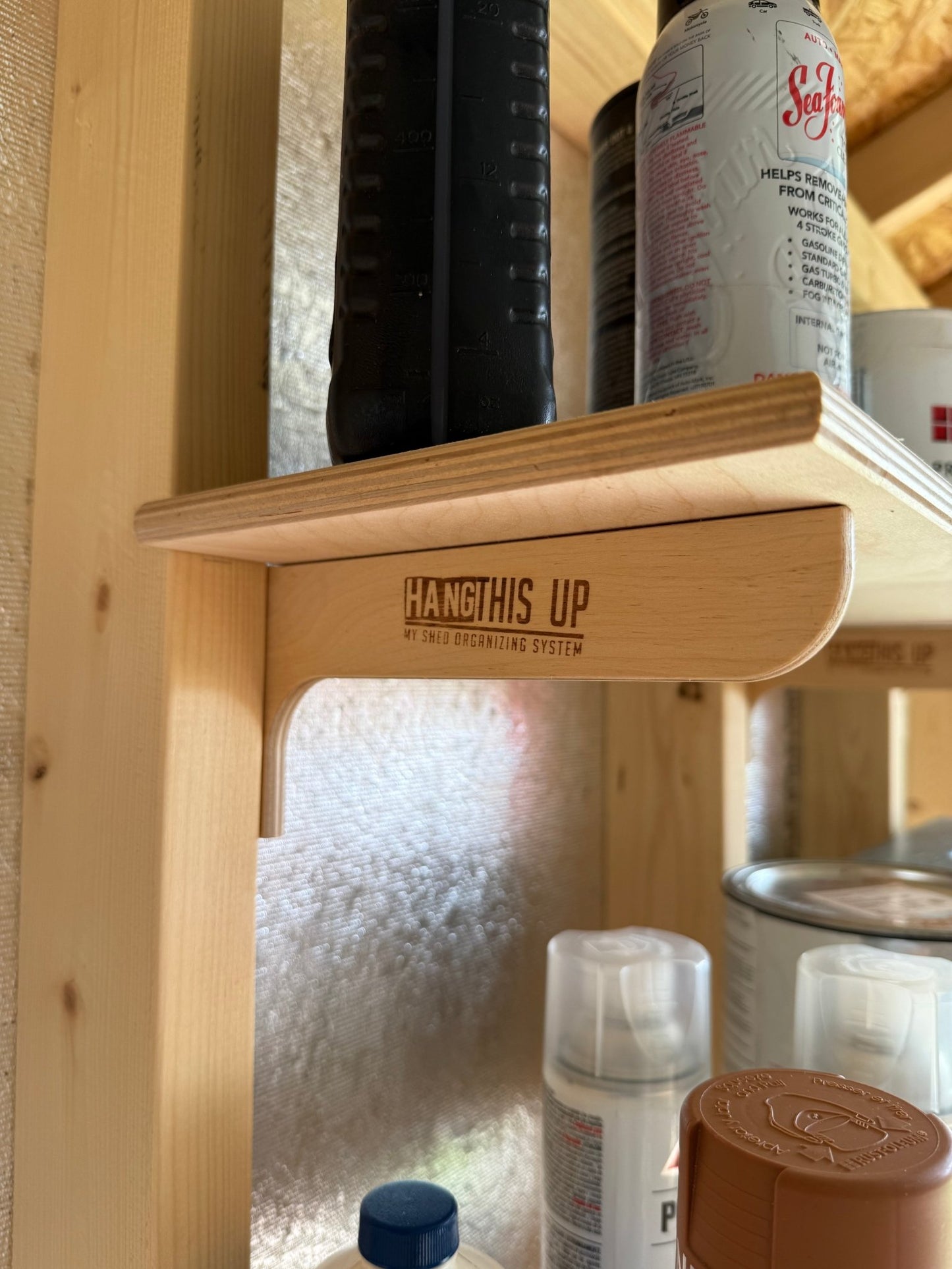 Shelf and Bracket Kit for Sheds - HangThis Up