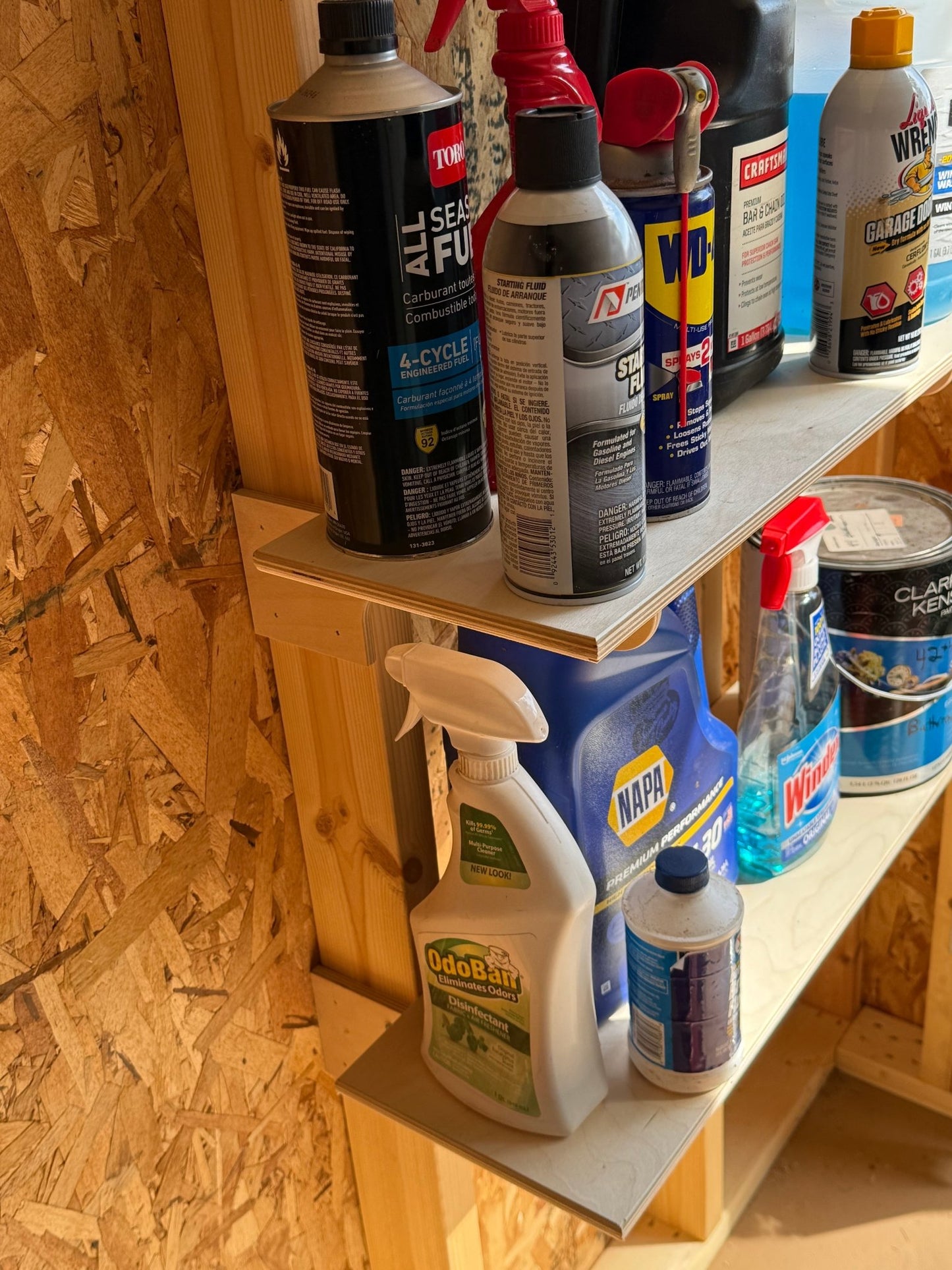 Shelf and Bracket Kit for Sheds - HangThis Up