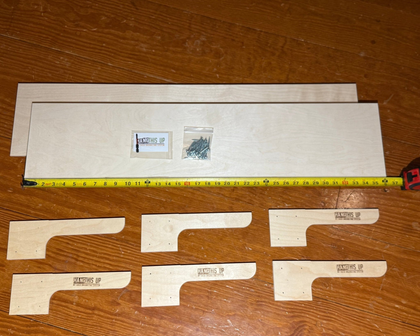 Shelf and Bracket Kit for Sheds - HangThis Up