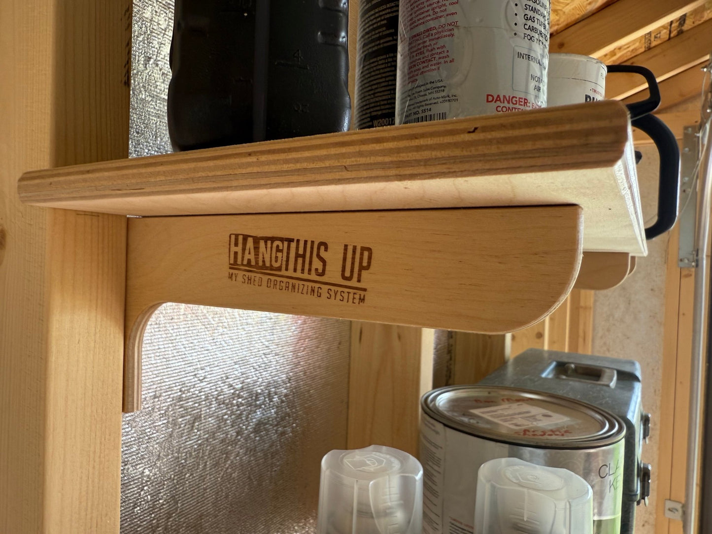 Shelf and Bracket Kit for Sheds - HangThis Up