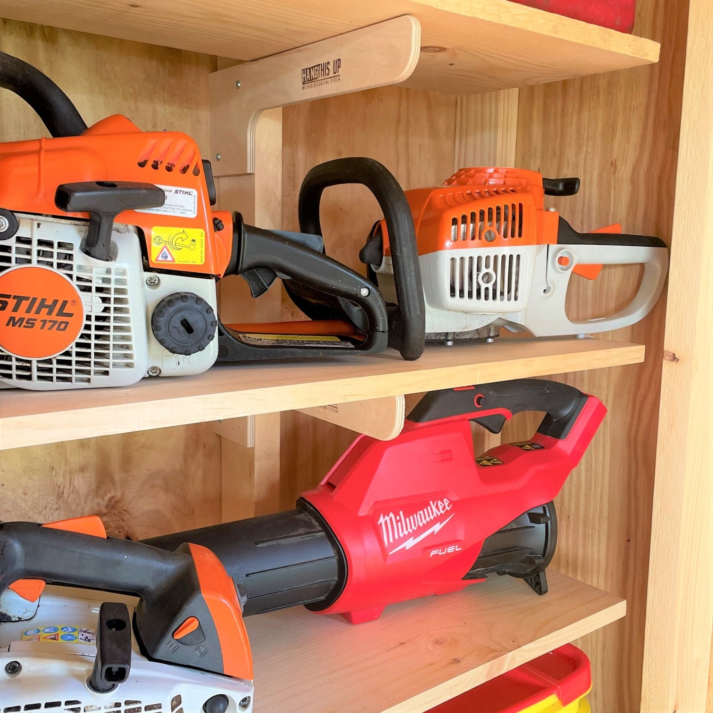 Shelf Brackets, Shed Shelving for Sheds - HangThis Up