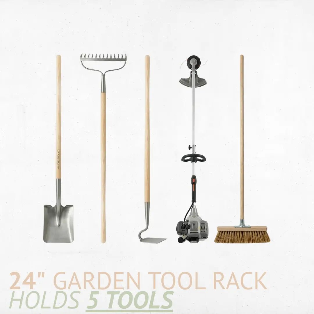 Wall - Mounted Garden Tool Rack - Garage - HangThis Up