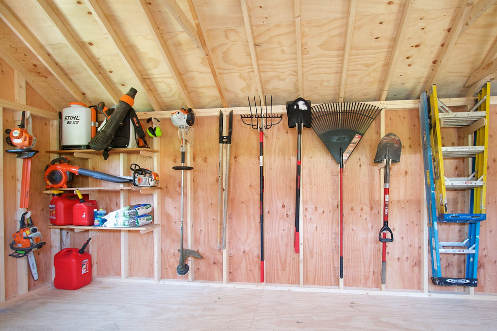 How I Organized Our Outdoor Storage Room