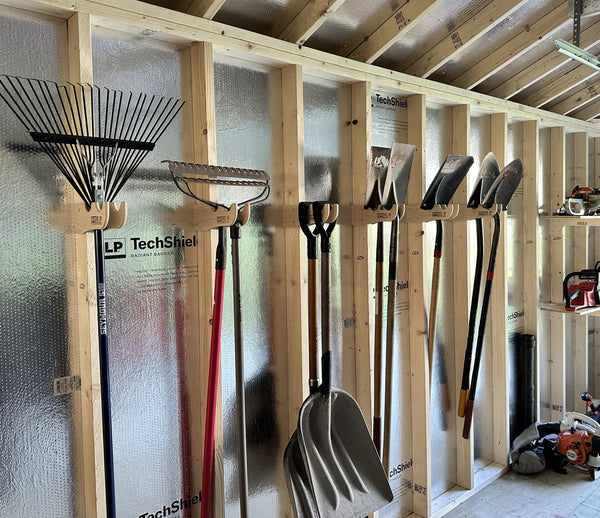 Intro KIT - Garden Yard Tool Organizer, Shed Organizer, Shed Tool Rack, Garden Tool Rack, Shed Accessories