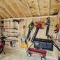 All-in-one MAX Shed Organization Kit for shed accessories, yard tool storage, and efficient garden tool organization.