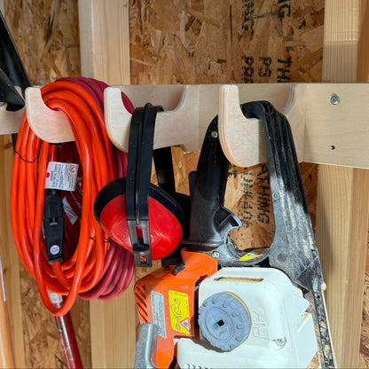 Heavy-Duty Shed/Garage "6" Hook Storage Rack