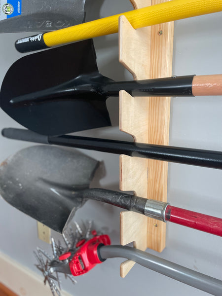 HANGTHIS Up Universal Organizer for Garden Tools, Kayak Paddles, Lacrosse Sticks (Garage / Indoor Spaces)