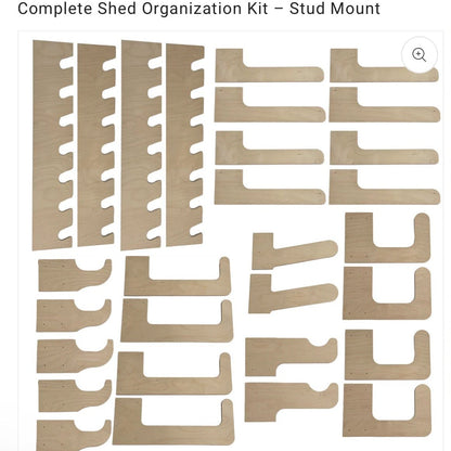 Complete Shed Organization Kit - Parida Storage