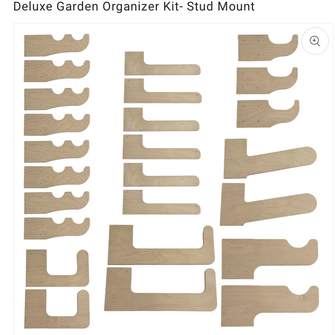 Deluxe Shed Organizer Kit - Stud Mount - HangThis Up