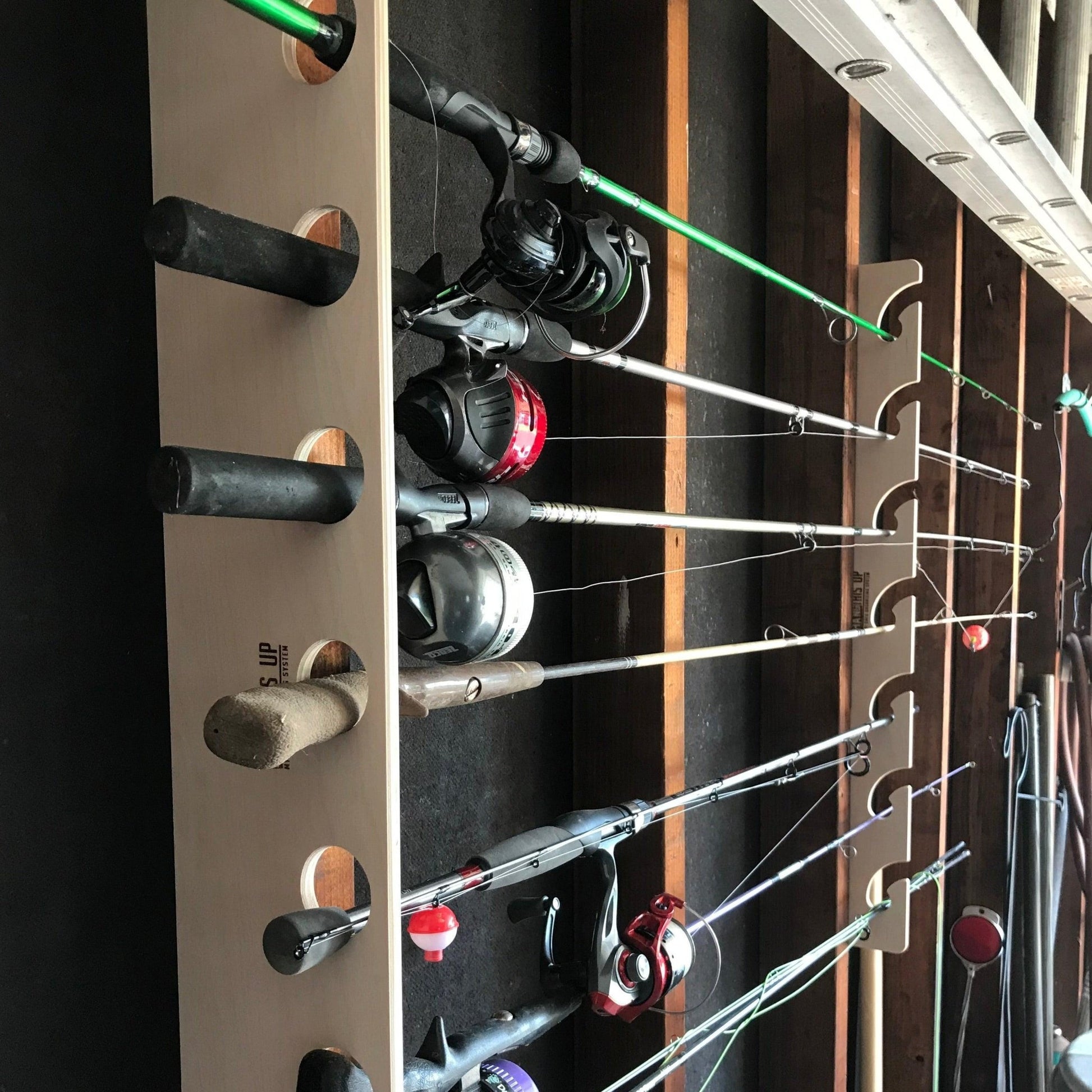 fishing rod holders & storage racks Fishing Rod Organizer - Keep Your Gear Neat