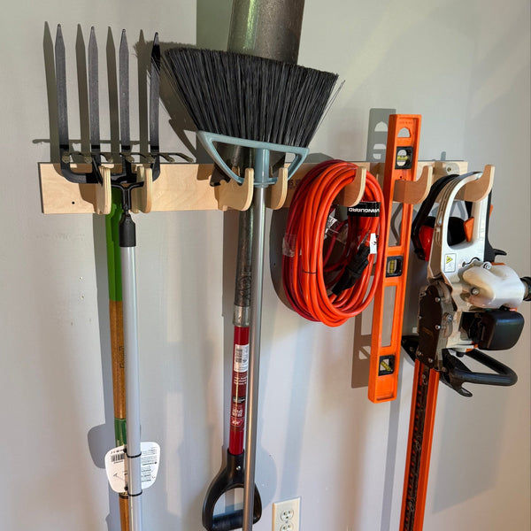 Garage Yard Tool Rack and Misc. Organizer - HangThis Up