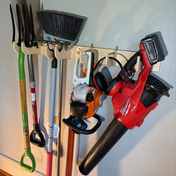 Garage Yard Tool Rack and Misc. Organizer - HangThis Up