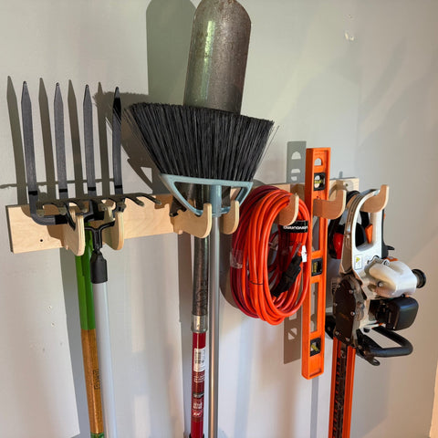 Garage Yard Tool Rack and Misc. Organizer - HangThis Up