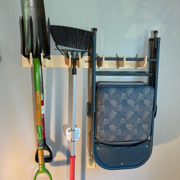 Garage Yard Tool Rack and Misc. Organizer - HangThis Up