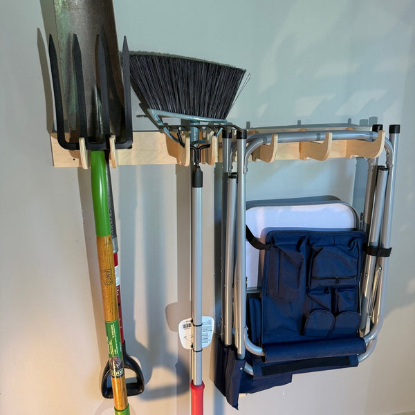 Garage Yard Tool Rack and Misc. Organizer - HangThis Up
