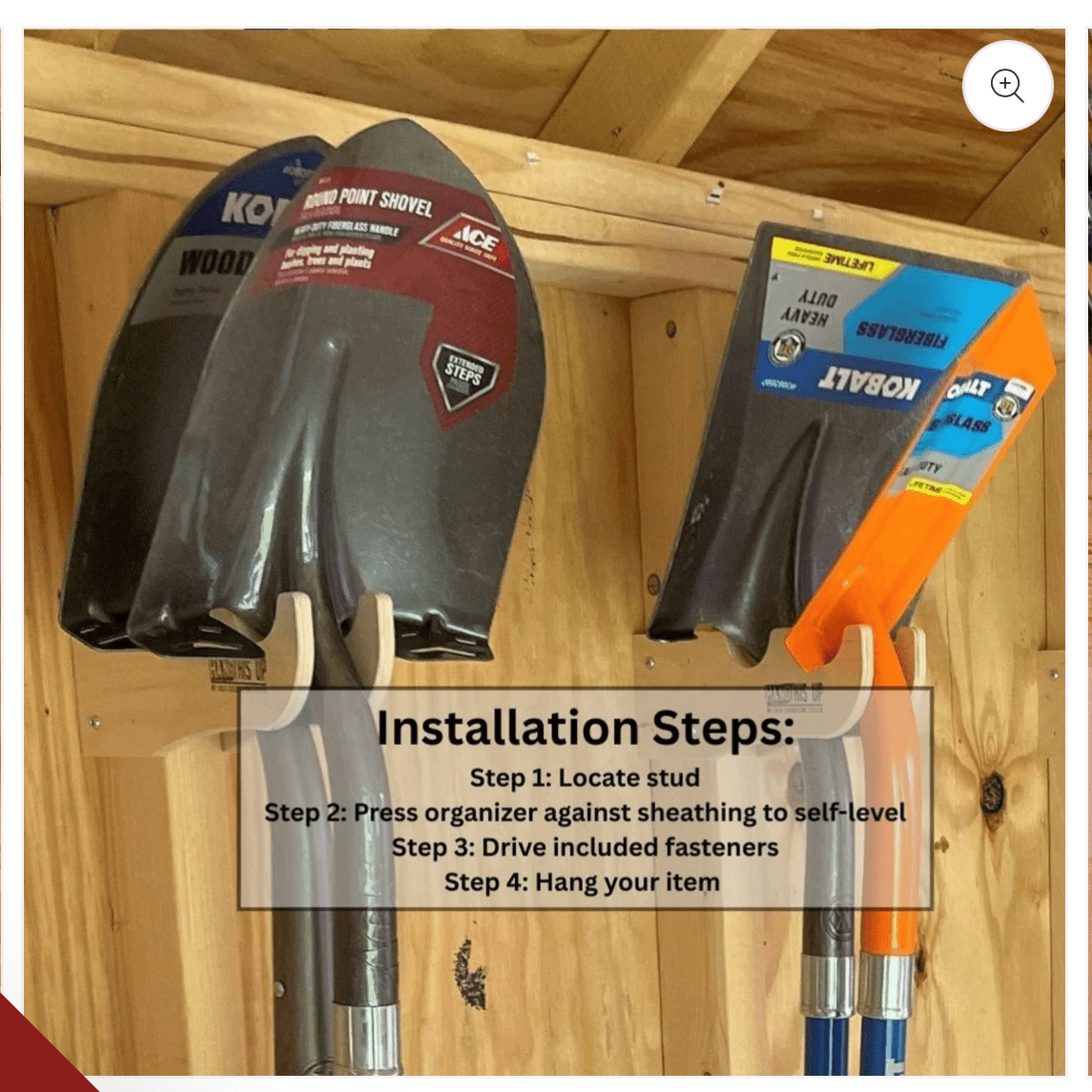 Garden Tool Organizer Hooks - HangThis Up