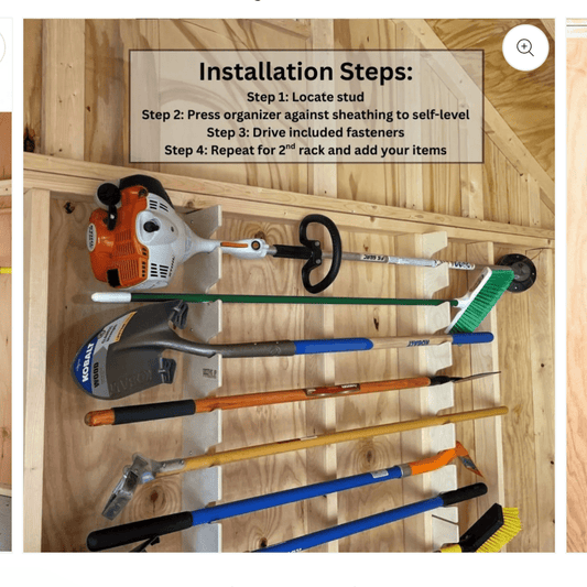 Garden Tool Organizer Rack - HangThis Up