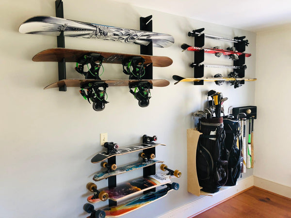 HANGTHIS Up Snowboard Rack, Snow Equipment, Snowboard Storage - HangThis Up