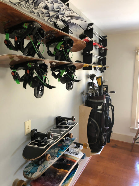 HANGTHIS Up Snowboard Rack, Snow Equipment, Snowboard Storage - HangThis Up