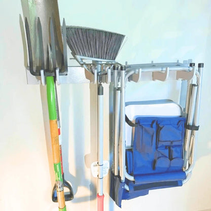 Heavy - Duty Garage Tool and Misc. Hook Rack - Parida Storage