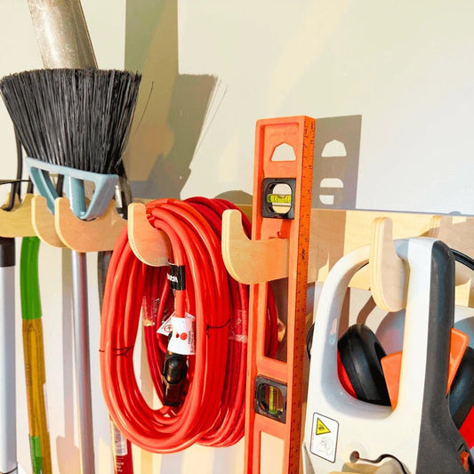 Heavy - Duty Garage Tool and Misc. Hook Rack - HangThis Up