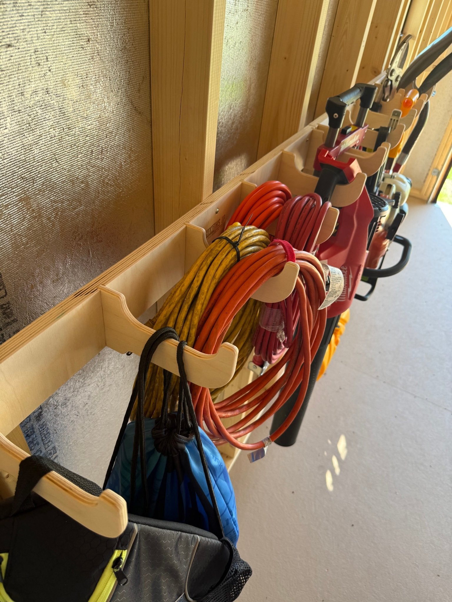 Heavy - Duty Shed/Garage "6" Hook Storage Rack - HangThis Up
