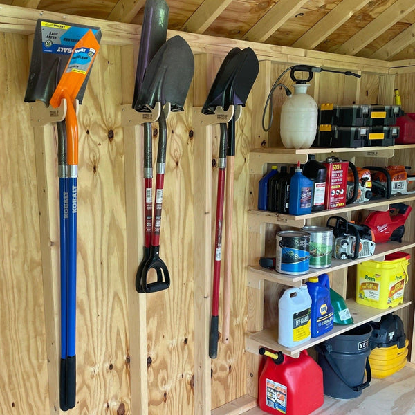 Intro KIT - Garden Yard Tool Organizer, Shed Organizer, Shed Tool Rack, Garden Tool Rack, Shed Accessories - HangThis Up