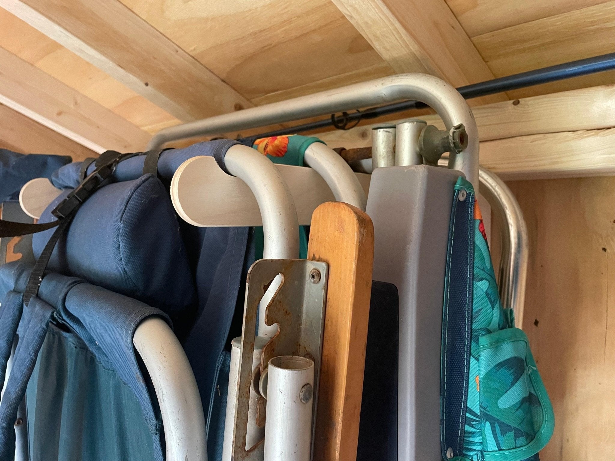 Lawn Chair Organizer for Easy Storage | HangThis Up