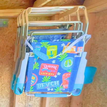 Lawn Chair Organizing Stud Mounted Hooks - HangThis Up