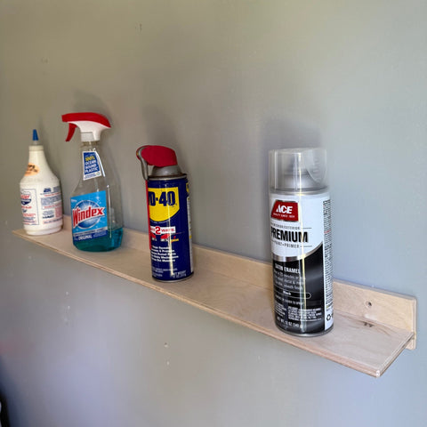 Ledge Shelf – Garage Organization for Bottles & Cans - HangThis Up