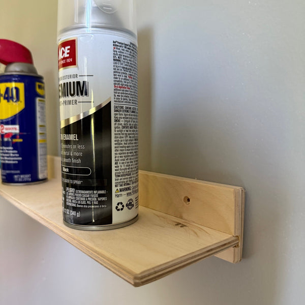 Ledge Shelf – Garage Organization for Bottles & Cans - HangThis Up