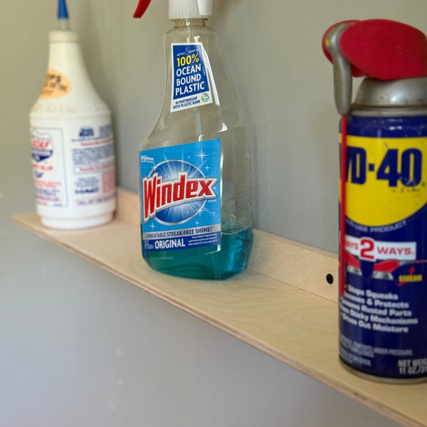 Ledge Shelf – Garage Organization for Bottles & Cans - HangThis Up