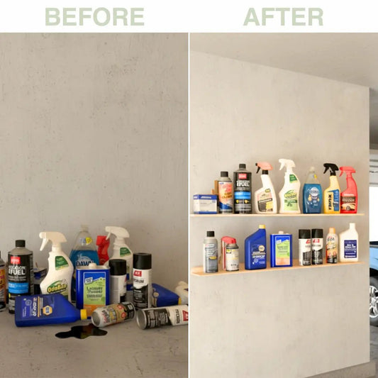 Ledge Shelf - Garage Wall Mounted - HangThis Up