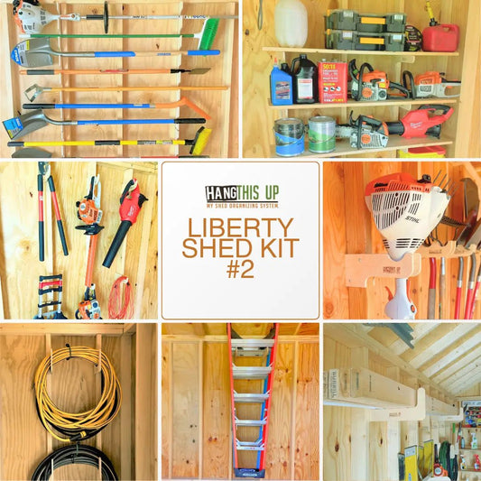 Liberty Sheds Kit 2 Our Most Practical Kit - HangThis Up