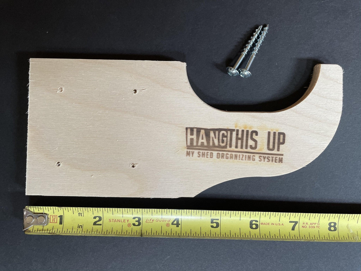 Miscellaneous Hook, Storage Shed Organizer, Yard Shed Organization System, Yard Tool Rack - HangThis Up