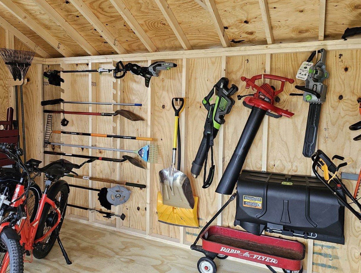 Miscellaneous Hook, Storage Shed Organizer, Yard Shed Organization System, Yard Tool Rack - HangThis Up