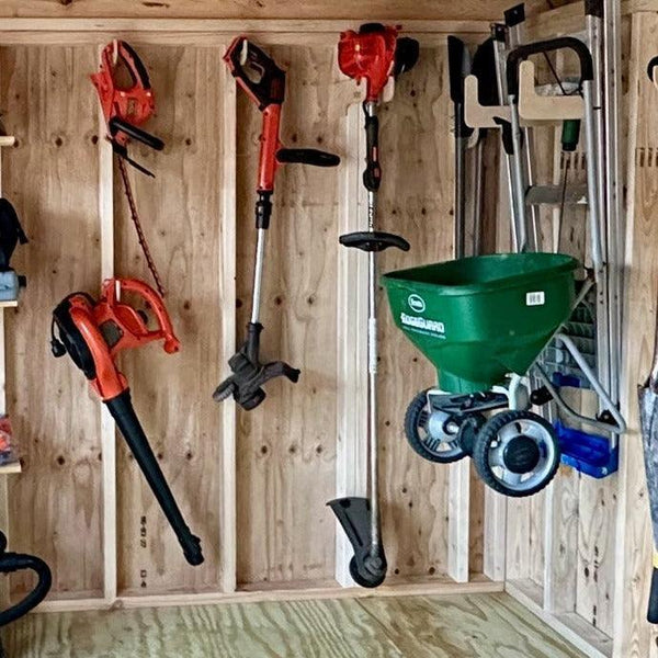 Miscellaneous Hook, Storage Shed Organizer, Yard Shed Organization System, Yard Tool Rack - HangThis Up