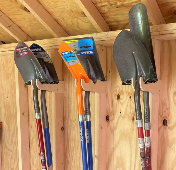 NEW: The Complete Shed Kit, Yard Tool Organizer, Garden Tool Rack, Tool Hook, Shelving - HangThis Up