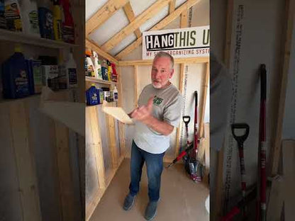 Ledge Shelf - Stud Mounted for Sheds